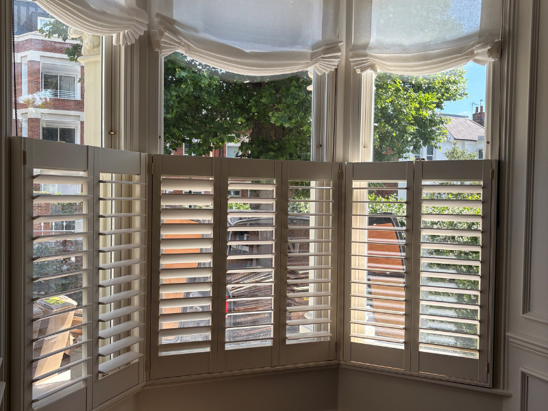 Bay Window Shutters in Ealing, West London