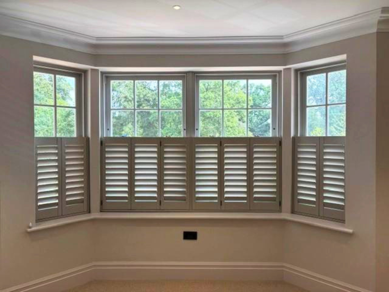 Bay Window Shutters in Henley-on-Thames