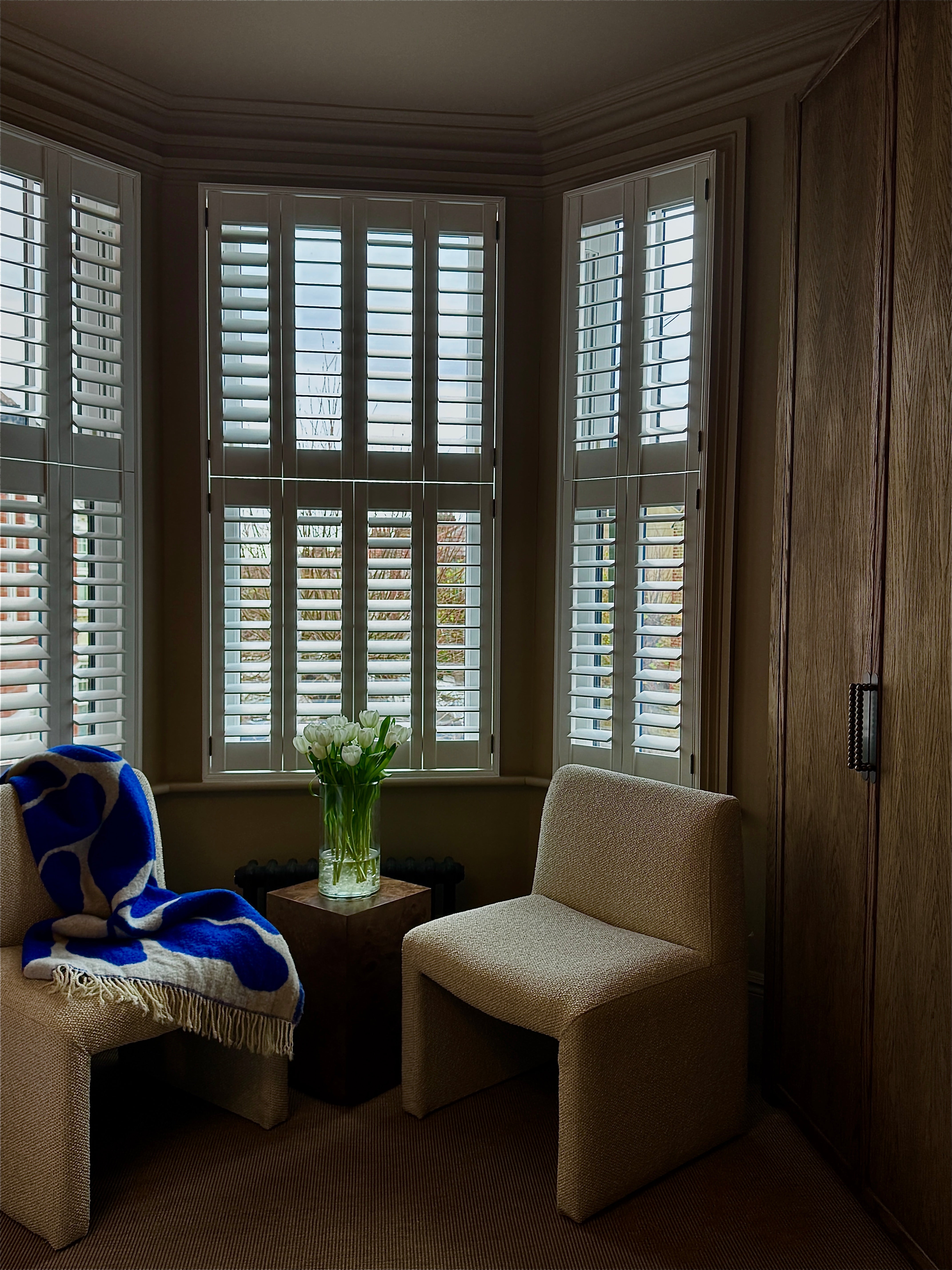 Victorian Home Renovation in Tooting: Bottlebrush House with Tier-on-Tier Plantation Shutters
