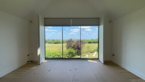 Shutters and Blinds for a Farmhouse Renovation in Northamptonshire