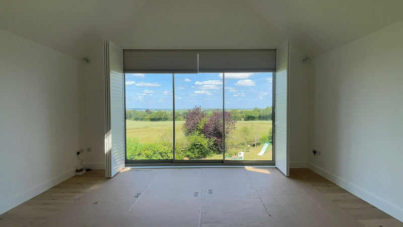 Shutters and Blinds for a Farmhouse Renovation in Northamptonshire