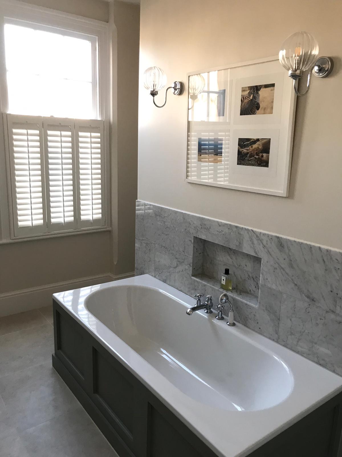 Bathroom Shutters & Window Ideas in a considered interior