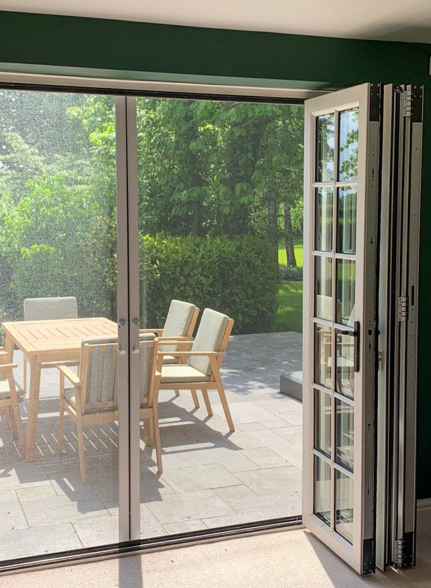 Fly Screens in a considered interior