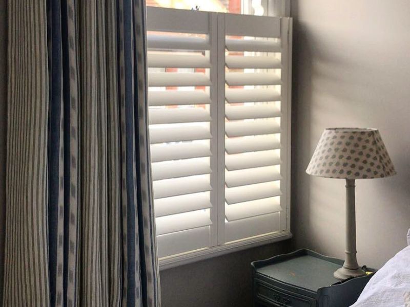 DIY Shutters in a considered interior