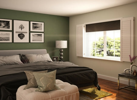 Integrated Blackout Blinds in a considered interior
