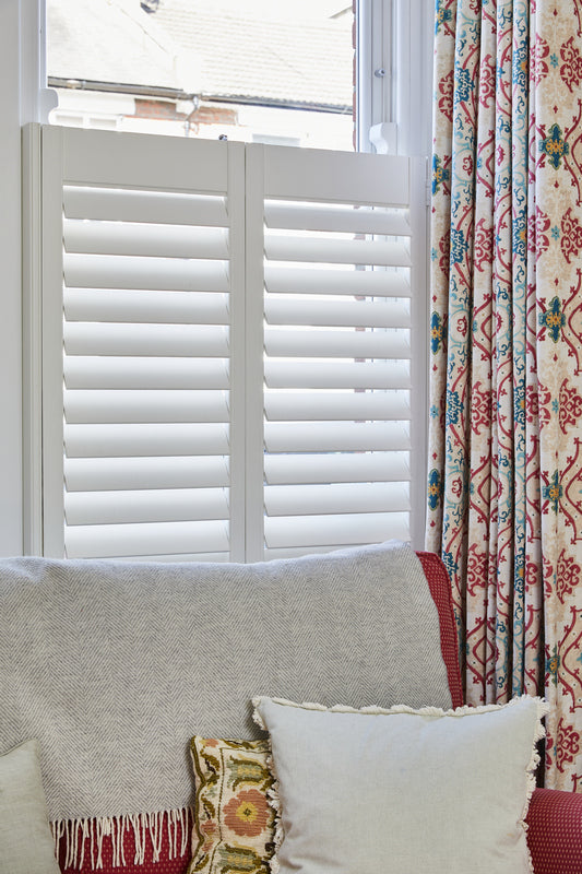 MDF Shutters Antigua in a considered interior