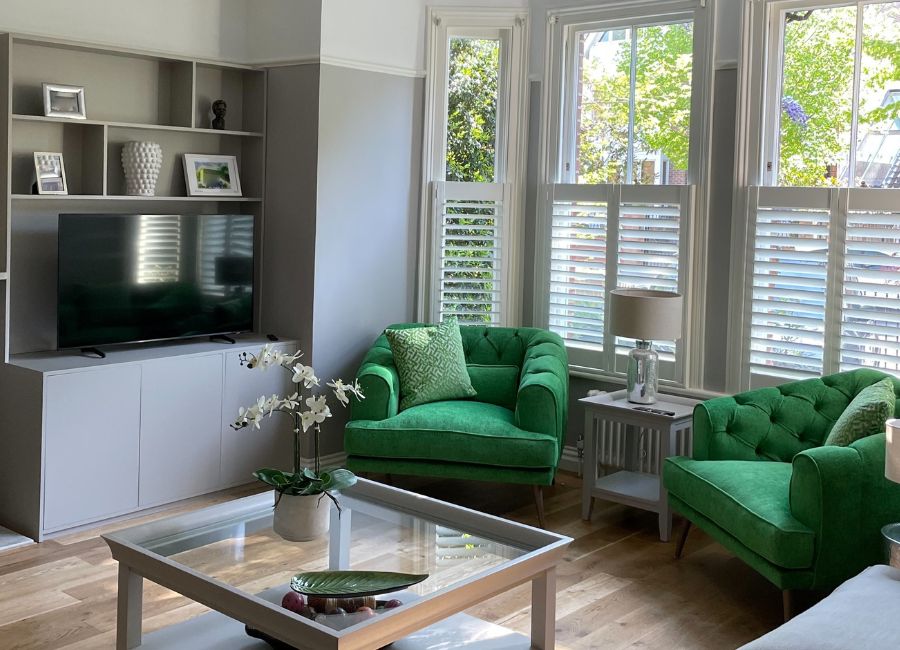 Café Style Shutters installation 3