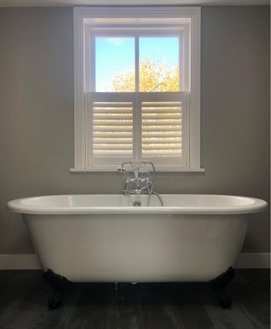 Café Style Shutters installation 6