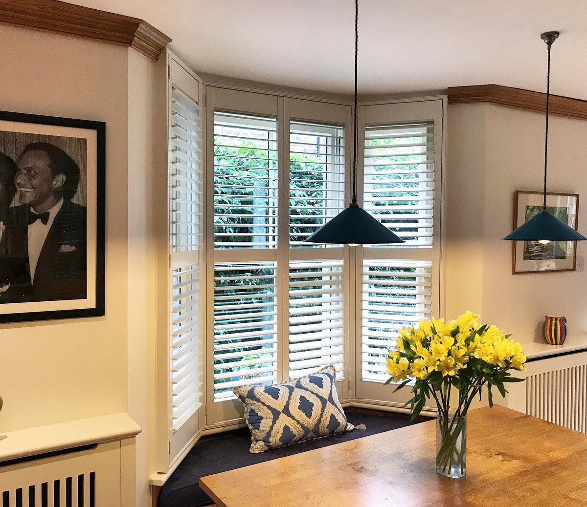 Bay Window Shutters installation 1