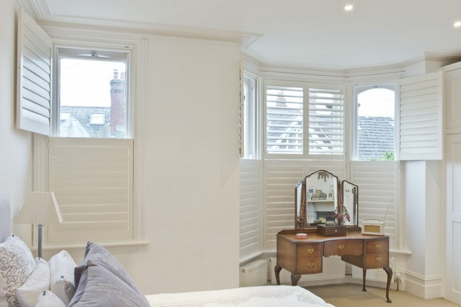 Plantation Shutters in a considered interior