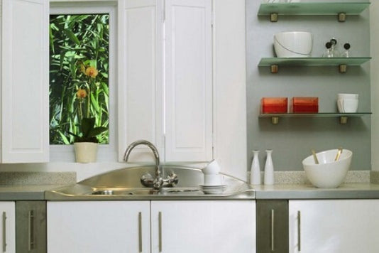 Kitchen Shutters in a considered interior