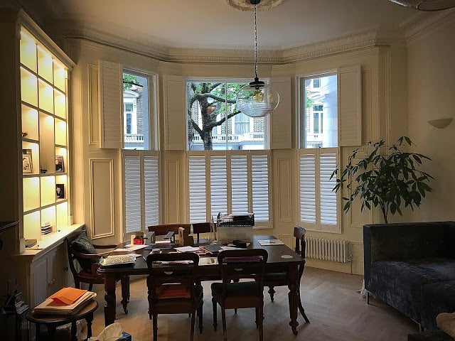 Bay Window Shutters installation 5